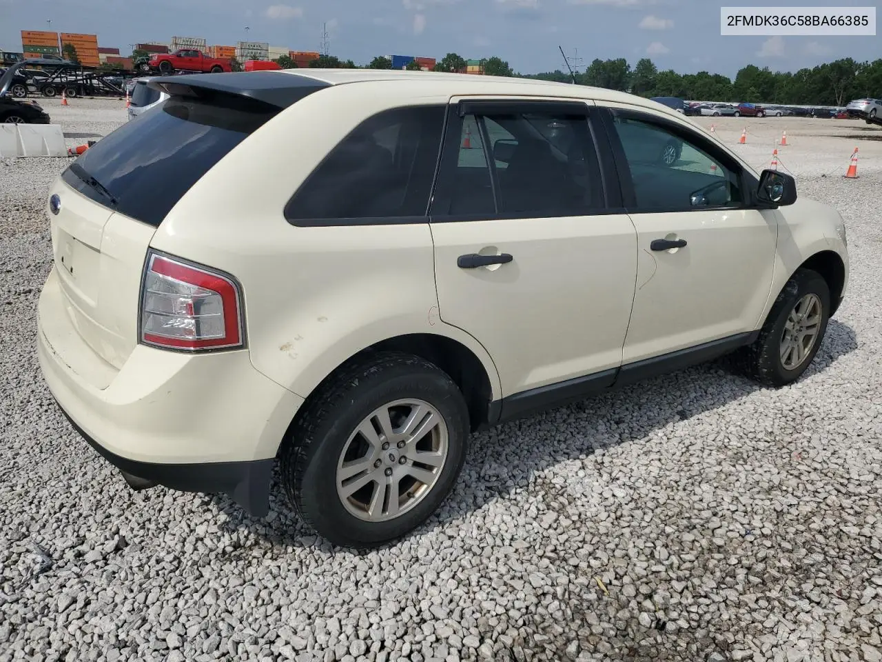2008 Ford Edge Se VIN: 2FMDK36C58BA66385 Lot: 64879815