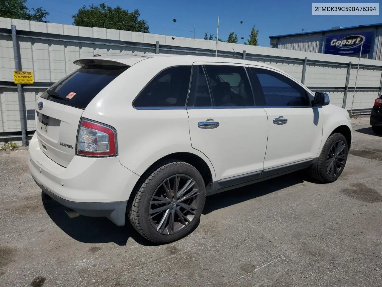2009 Ford Edge Limited VIN: 2FMDK39C59BA76394 Lot: 55883845