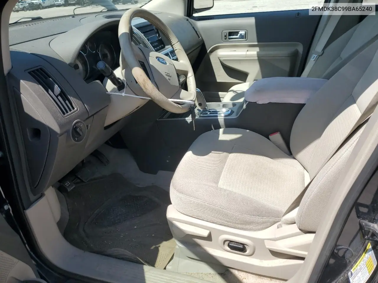 2009 Ford Edge Sel VIN: 2FMDK38C99BA65240 Lot: 65986785