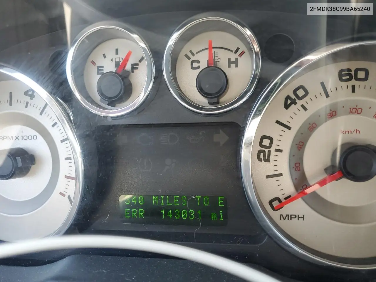 2009 Ford Edge Sel VIN: 2FMDK38C99BA65240 Lot: 65986785
