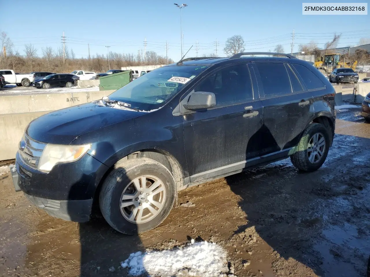 2010 Ford Edge Se VIN: 2FMDK3GC4ABB32168 Lot: 42915475