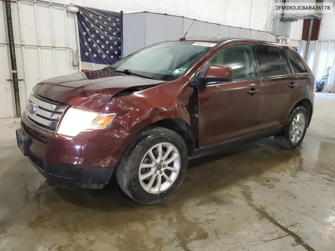 2010 Ford Edge Sel VIN: 2FMDK3JC8ABA36178 Lot: 56502205