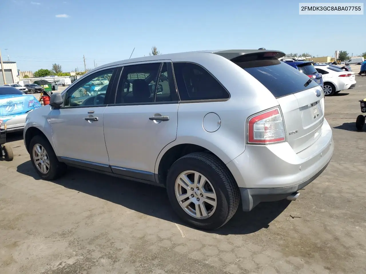 2010 Ford Edge Se VIN: 2FMDK3GC8ABA07755 Lot: 57264075