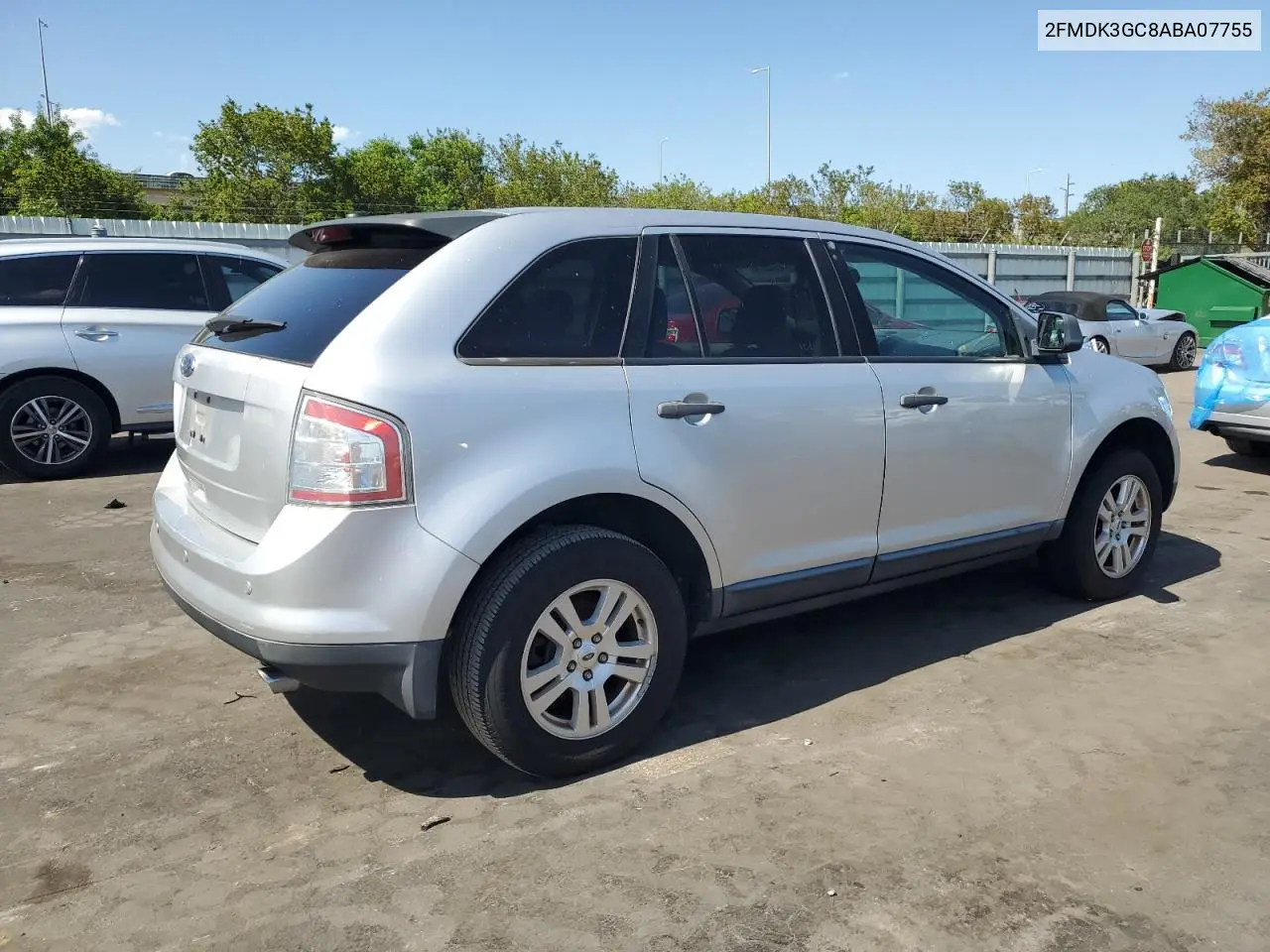 2010 Ford Edge Se VIN: 2FMDK3GC8ABA07755 Lot: 57264075