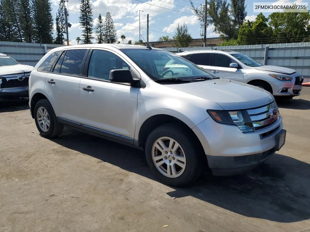 2010 Ford Edge Se VIN: 2FMDK3GC8ABA07755 Lot: 57264075