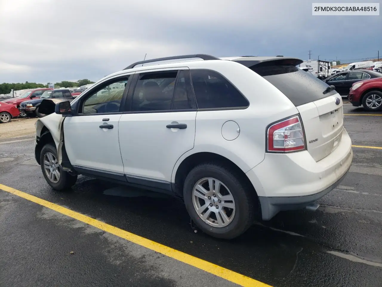 2010 Ford Edge Se VIN: 2FMDK3GC8ABA48516 Lot: 60547615
