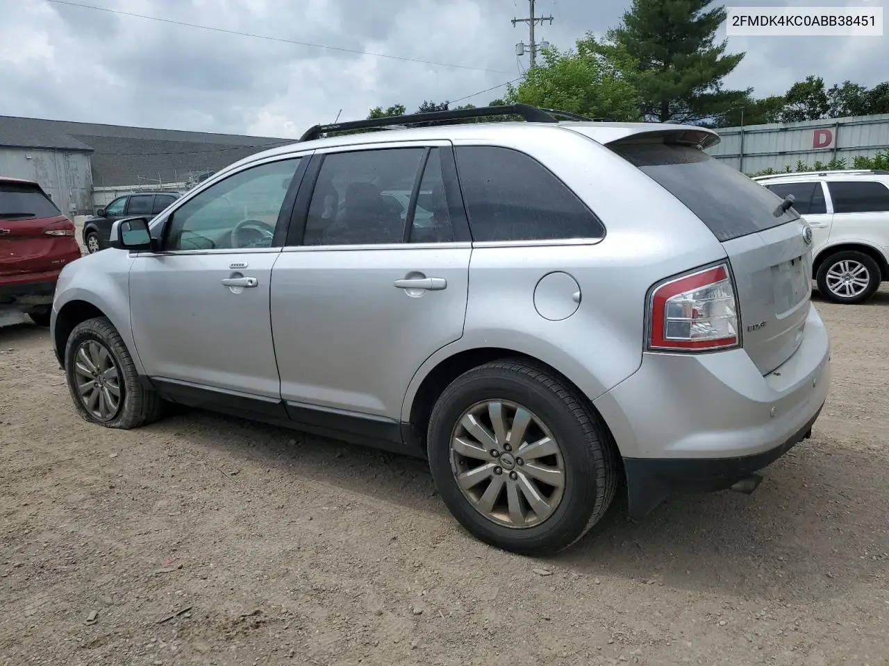 2010 Ford Edge Limited VIN: 2FMDK4KC0ABB38451 Lot: 61993455