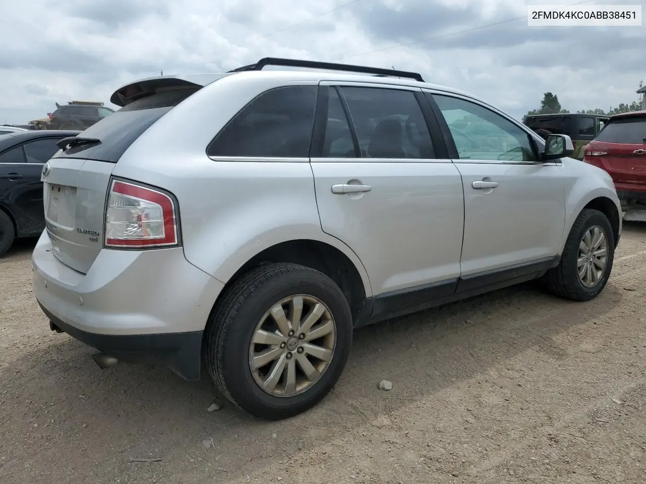 2010 Ford Edge Limited VIN: 2FMDK4KC0ABB38451 Lot: 61993455