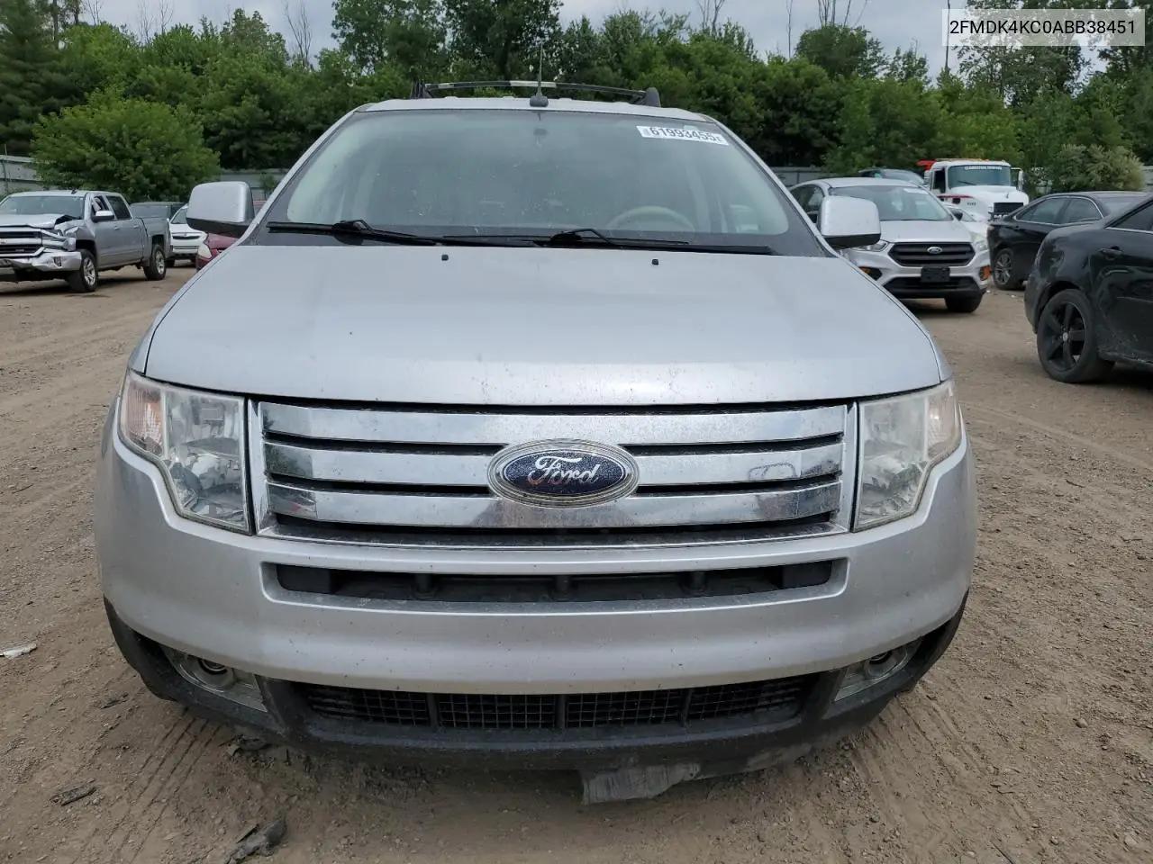 2010 Ford Edge Limited VIN: 2FMDK4KC0ABB38451 Lot: 61993455
