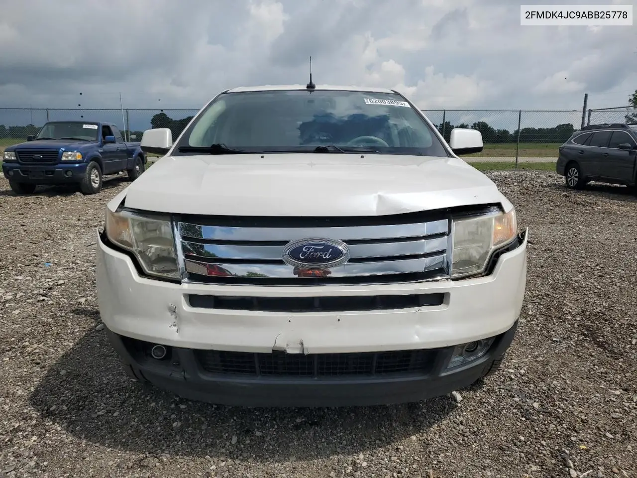 2010 Ford Edge Sel VIN: 2FMDK4JC9ABB25778 Lot: 62003895