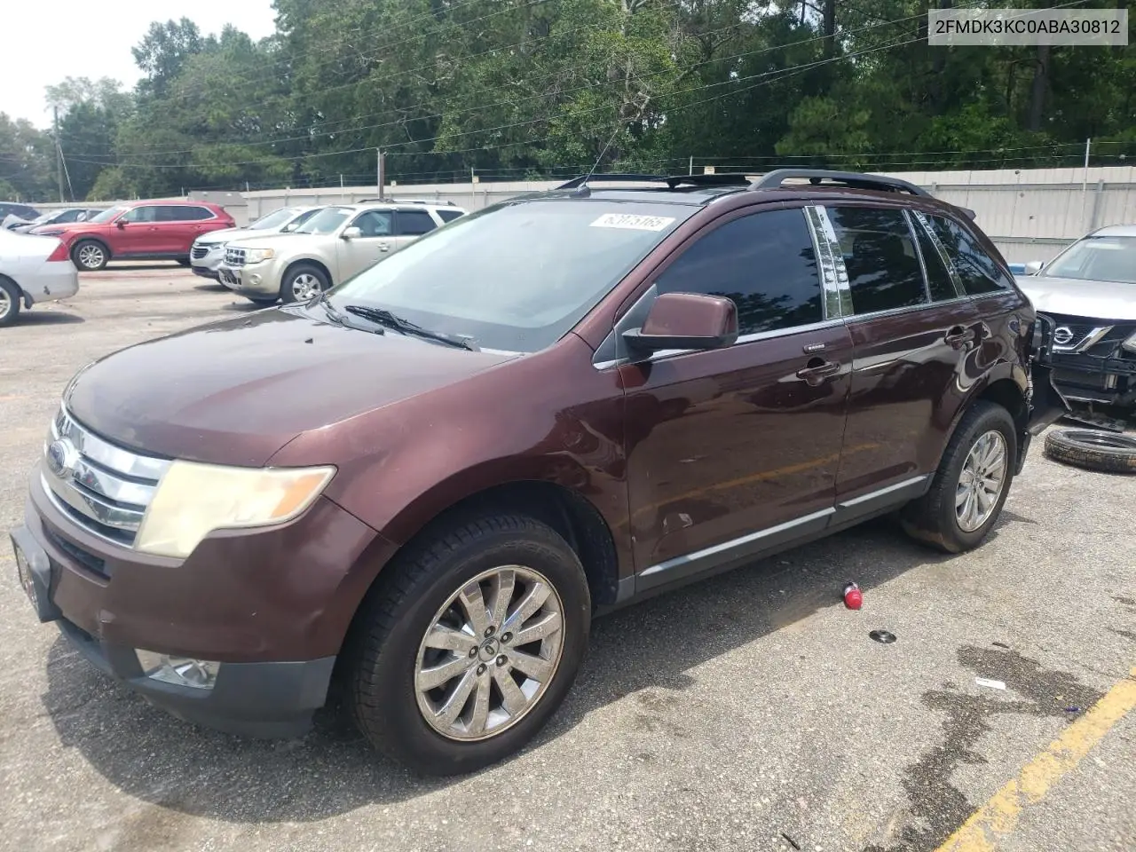 2010 Ford Edge Limited VIN: 2FMDK3KC0ABA30812 Lot: 62075165