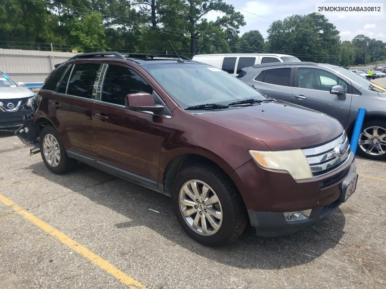 2010 Ford Edge Limited VIN: 2FMDK3KC0ABA30812 Lot: 62075165