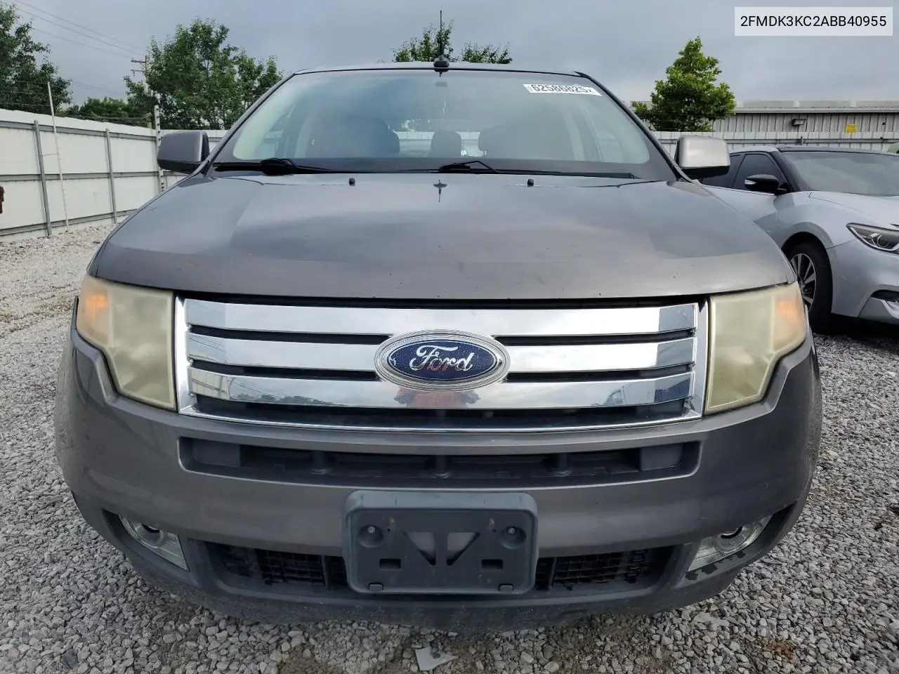 2010 Ford Edge Limited VIN: 2FMDK3KC2ABB40955 Lot: 62586825