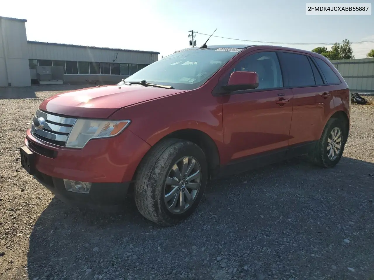 2010 Ford Edge Sel VIN: 2FMDK4JCXABB55887 Lot: 62689265