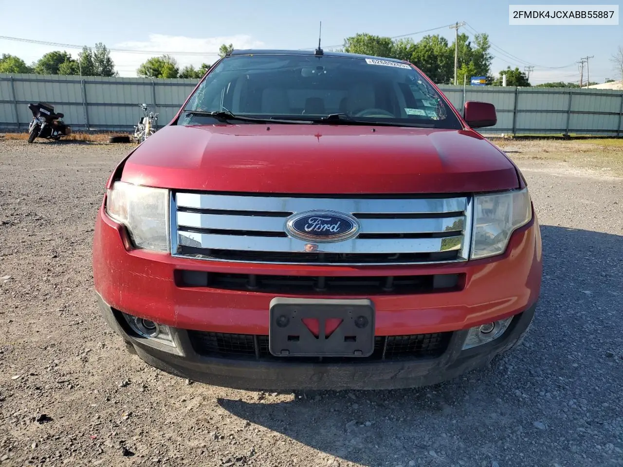 2010 Ford Edge Sel VIN: 2FMDK4JCXABB55887 Lot: 62689265