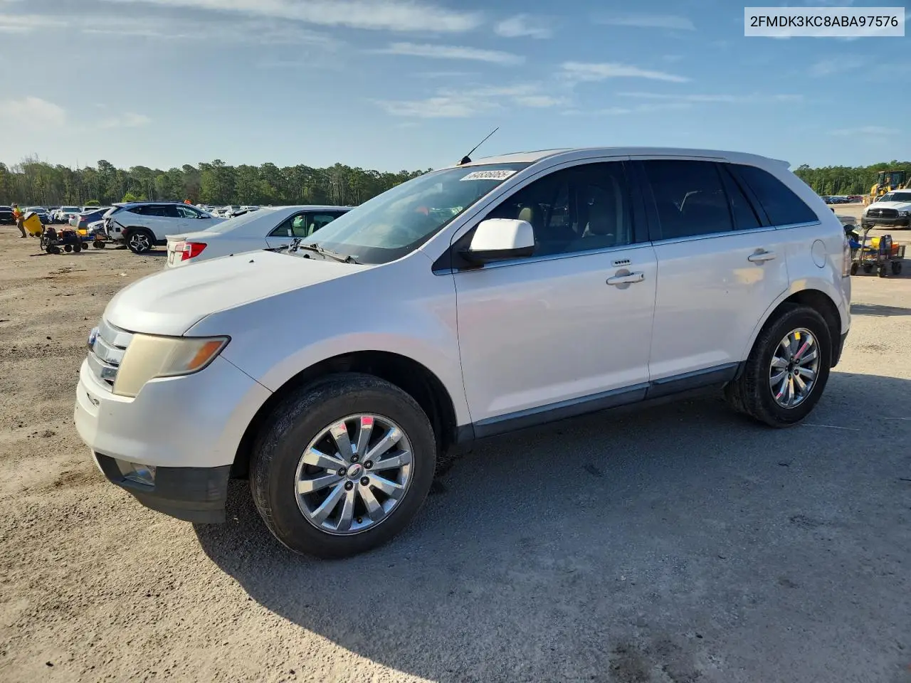 2010 Ford Edge Limited VIN: 2FMDK3KC8ABA97576 Lot: 64836065