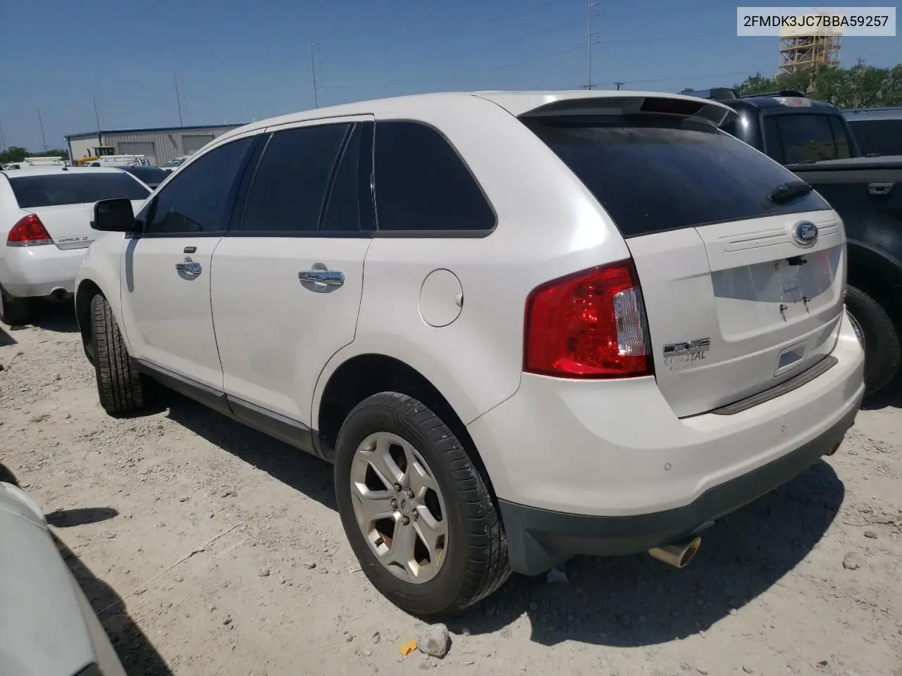 2011 Ford Edge Sel VIN: 2FMDK3JC7BBA59257 Lot: 54021215