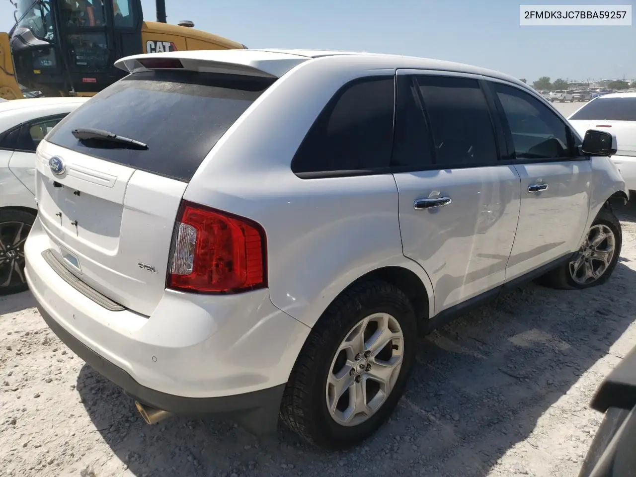 2011 Ford Edge Sel VIN: 2FMDK3JC7BBA59257 Lot: 54021215