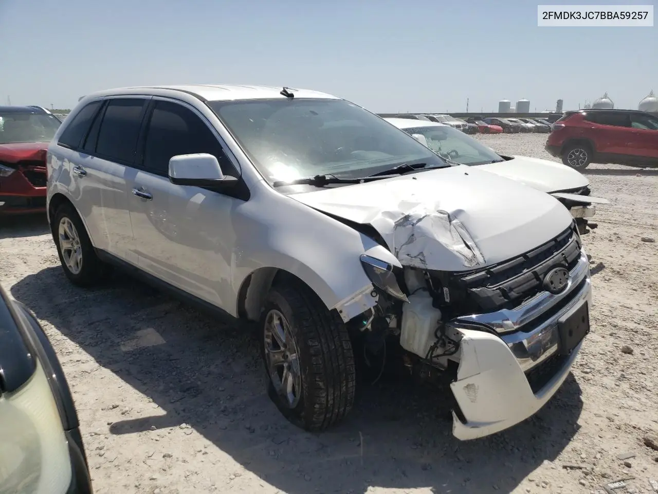 2011 Ford Edge Sel VIN: 2FMDK3JC7BBA59257 Lot: 54021215