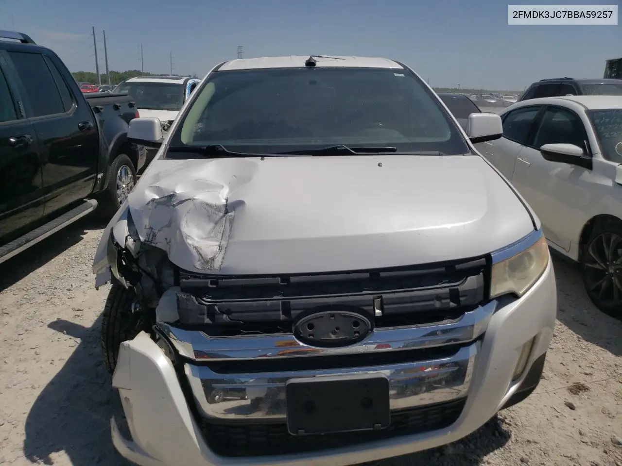 2011 Ford Edge Sel VIN: 2FMDK3JC7BBA59257 Lot: 54021215