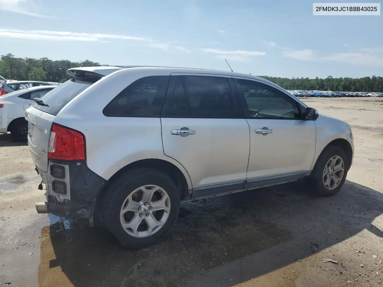 2011 Ford Edge Sel VIN: 2FMDK3JC1BBB43025 Lot: 56162445