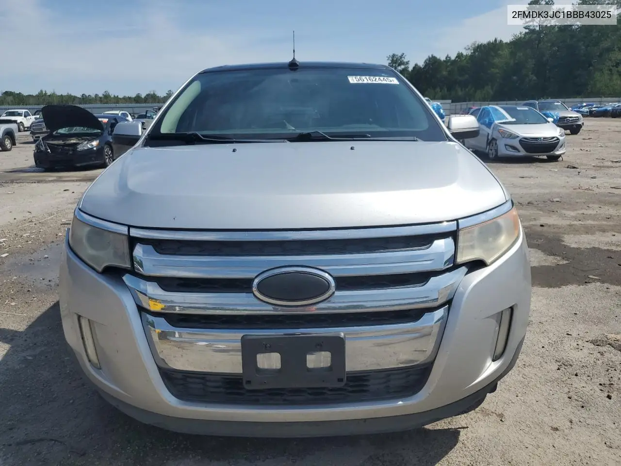2011 Ford Edge Sel VIN: 2FMDK3JC1BBB43025 Lot: 56162445