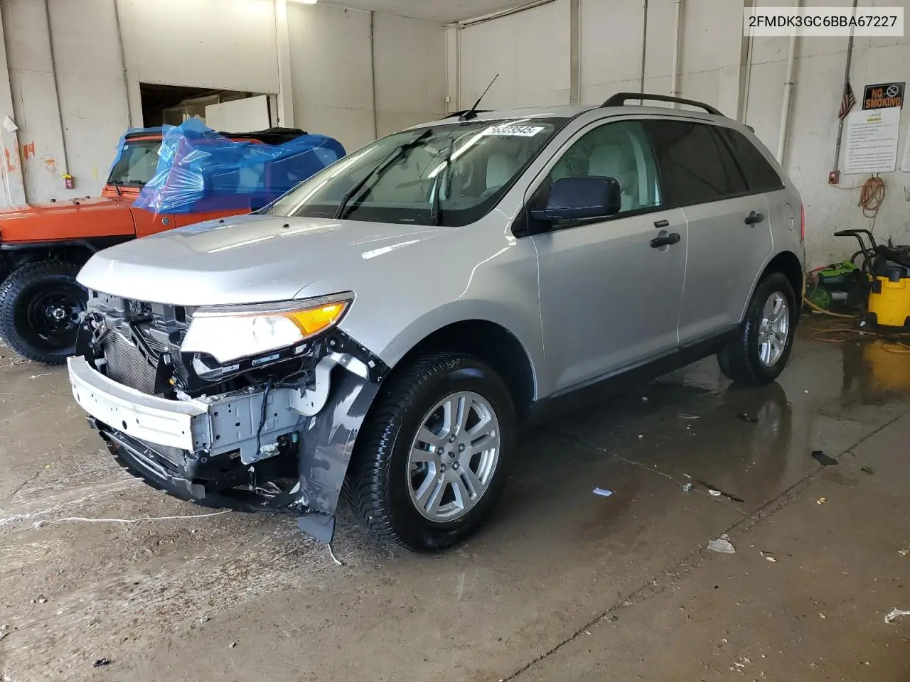 2011 Ford Edge Se VIN: 2FMDK3GC6BBA67227 Lot: 56323545