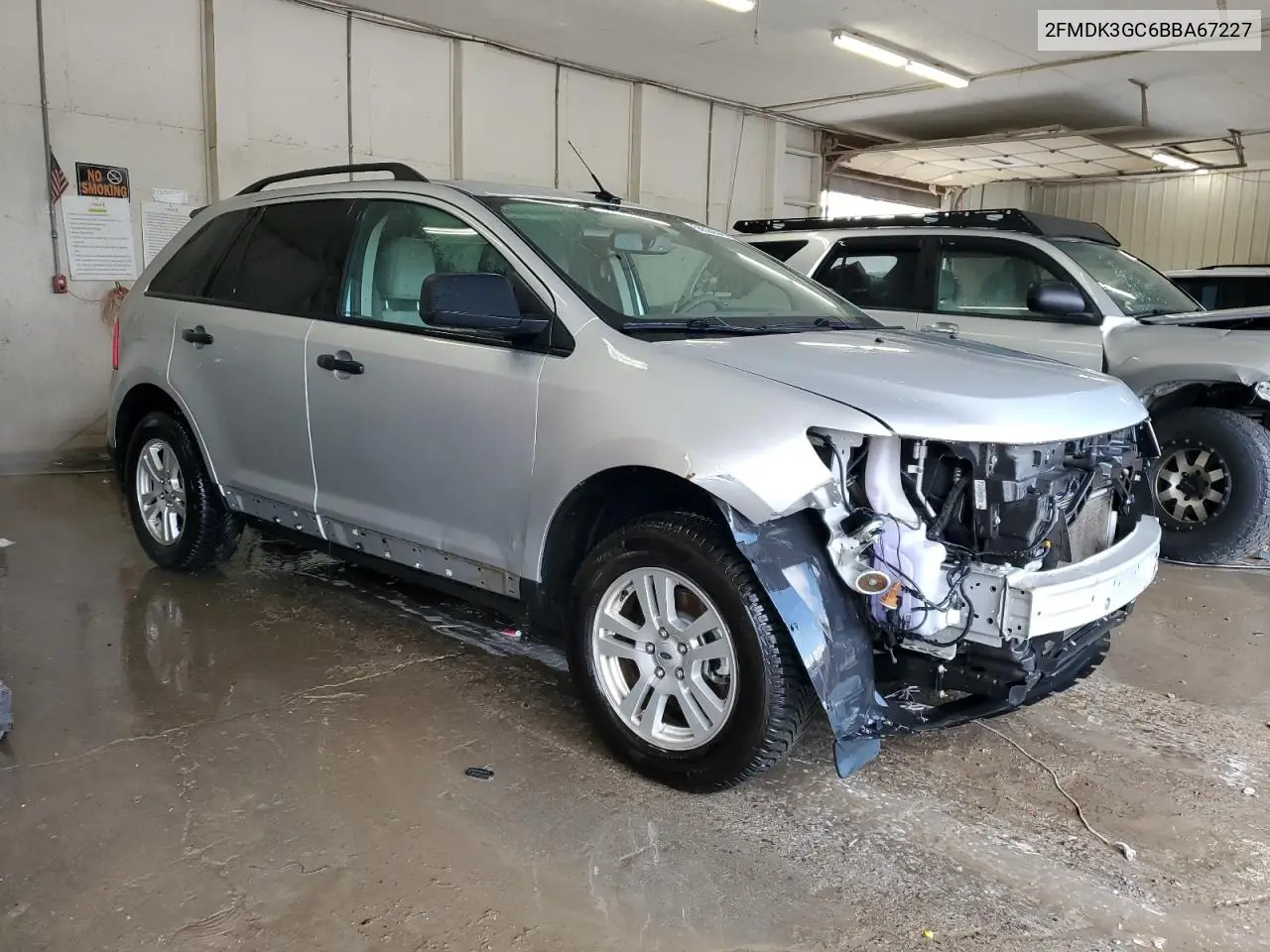 2011 Ford Edge Se VIN: 2FMDK3GC6BBA67227 Lot: 56323545