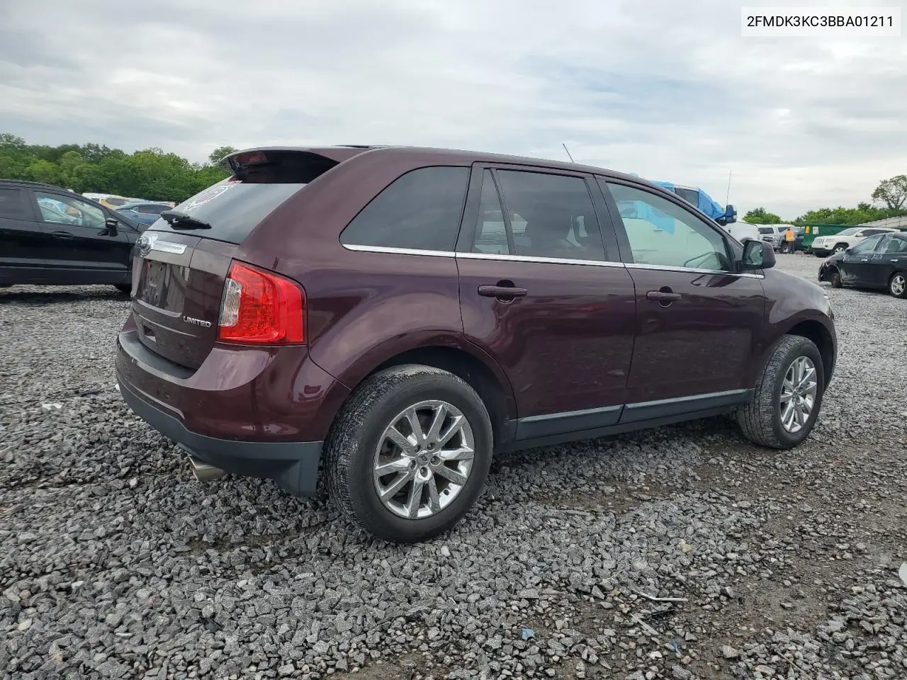 2011 Ford Edge Limited VIN: 2FMDK3KC3BBA01211 Lot: 56788475
