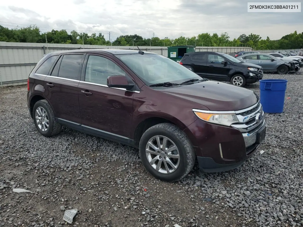 2011 Ford Edge Limited VIN: 2FMDK3KC3BBA01211 Lot: 56788475