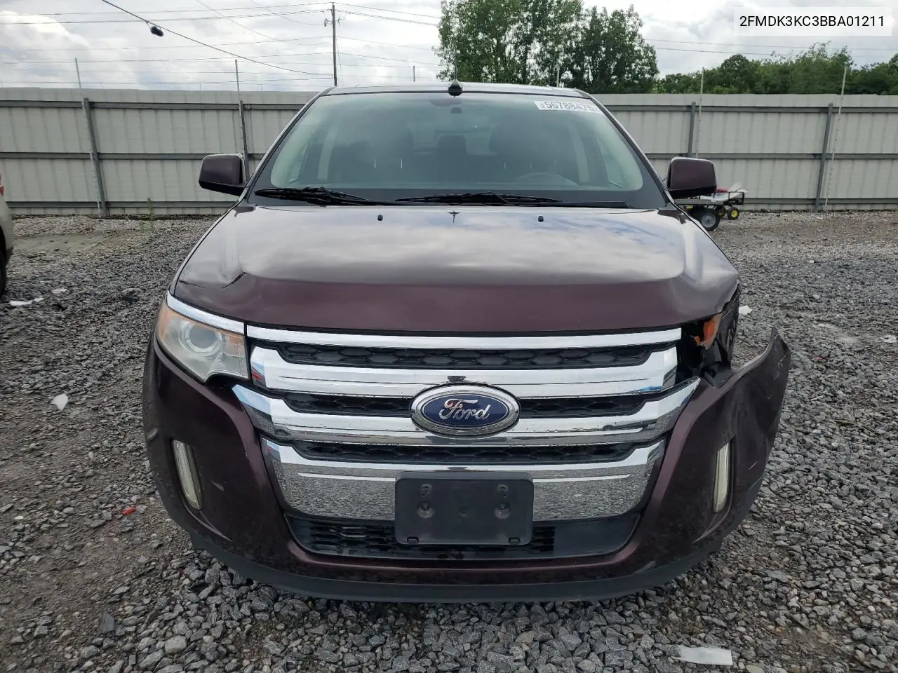 2011 Ford Edge Limited VIN: 2FMDK3KC3BBA01211 Lot: 56788475