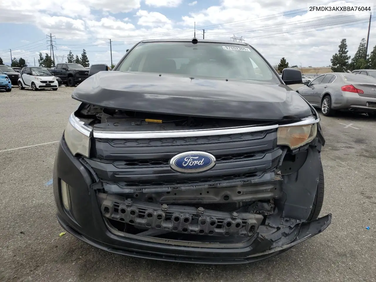 2011 Ford Edge Sport VIN: 2FMDK3AKXBBA76044 Lot: 57052305