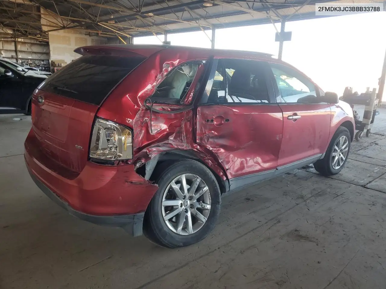 2011 Ford Edge Sel VIN: 2FMDK3JC3BBB33788 Lot: 62606105
