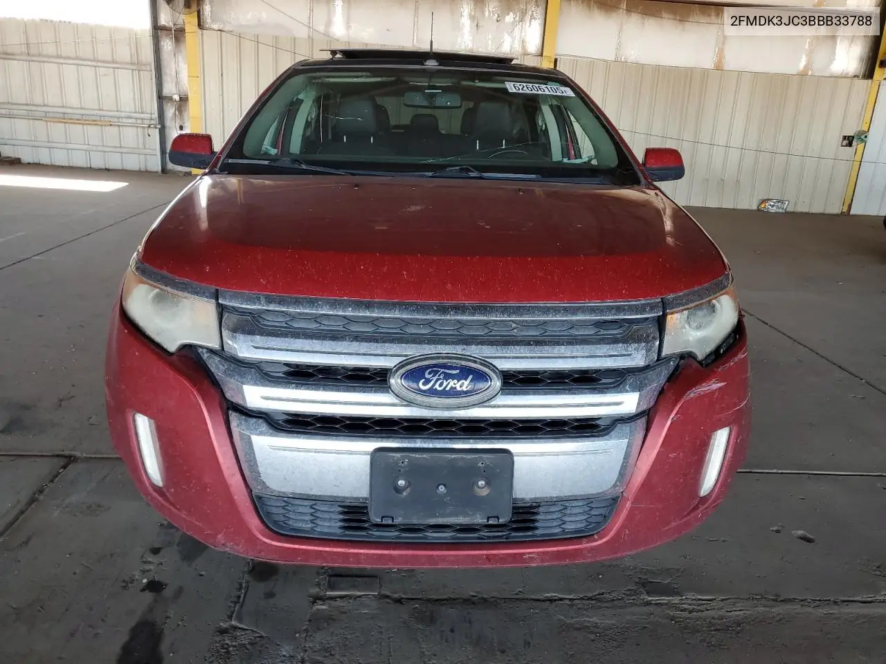 2011 Ford Edge Sel VIN: 2FMDK3JC3BBB33788 Lot: 62606105