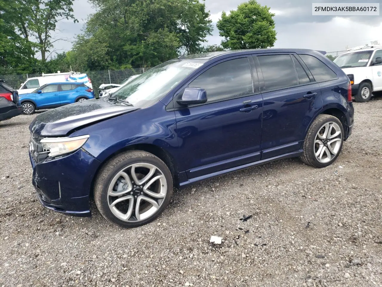 2011 Ford Edge Sport VIN: 2FMDK3AK5BBA60172 Lot: 62668065
