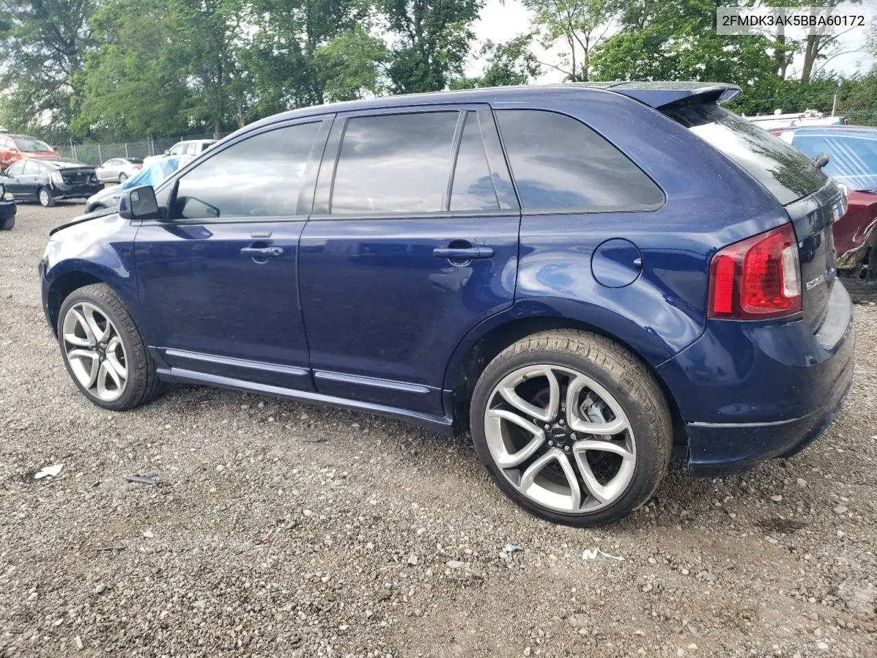 2011 Ford Edge Sport VIN: 2FMDK3AK5BBA60172 Lot: 62668065