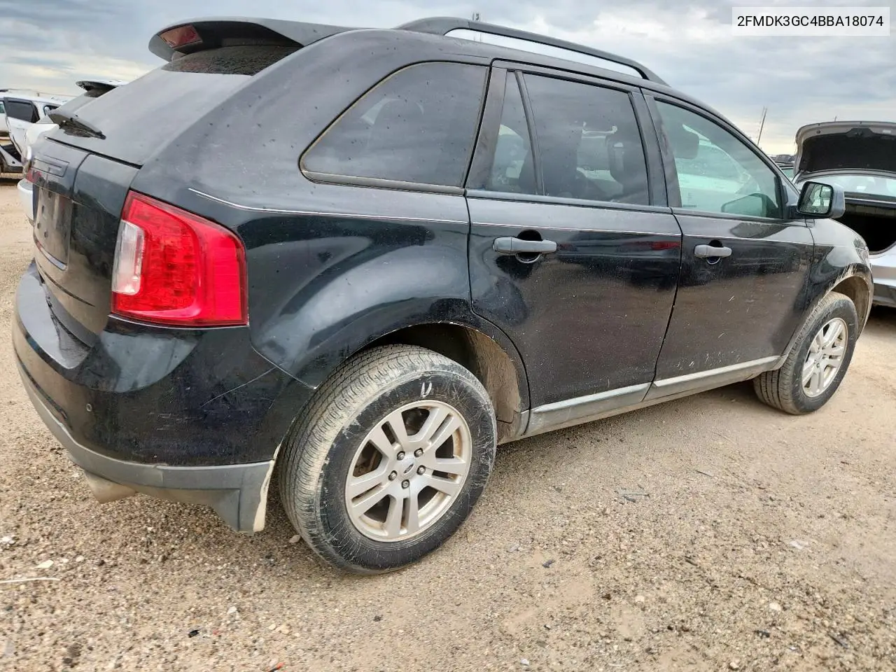 2011 Ford Edge Se VIN: 2FMDK3GC4BBA18074 Lot: 62780215