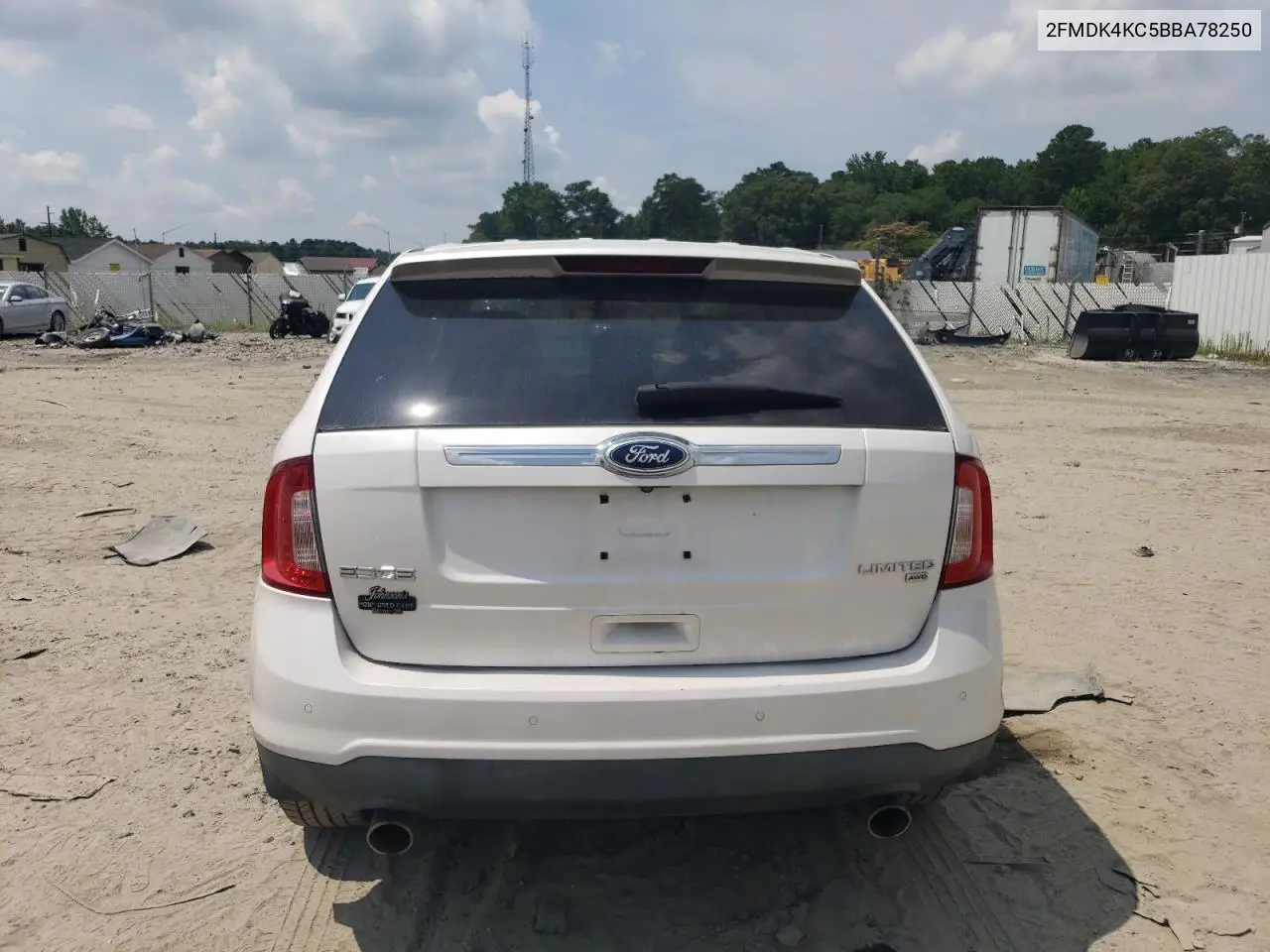 2011 Ford Edge Limited VIN: 2FMDK4KC5BBA78250 Lot: 62793685