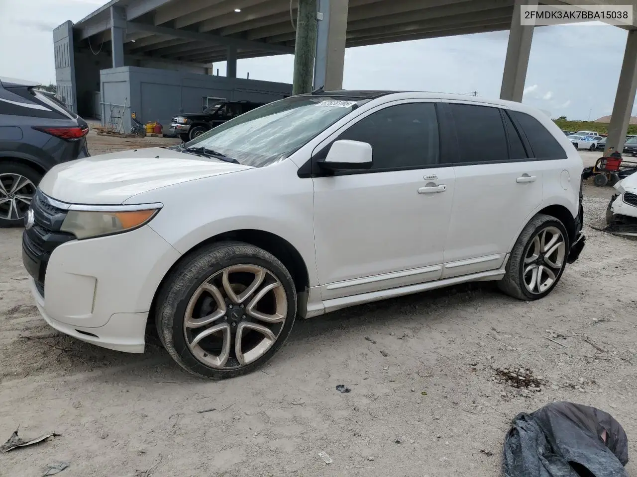2011 Ford Edge Sport VIN: 2FMDK3AK7BBA15038 Lot: 62828185