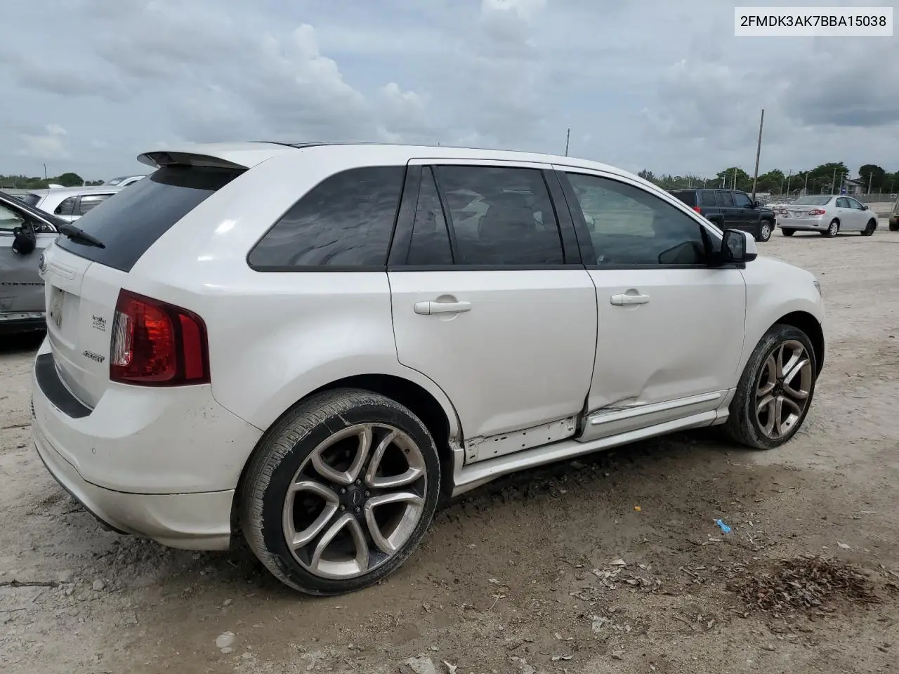 2011 Ford Edge Sport VIN: 2FMDK3AK7BBA15038 Lot: 62828185