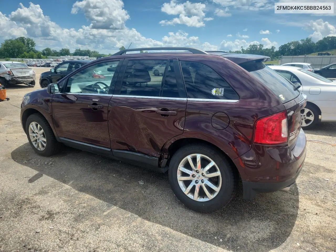 2011 Ford Edge Limited VIN: 2FMDK4KC5BBB24563 Lot: 62896835