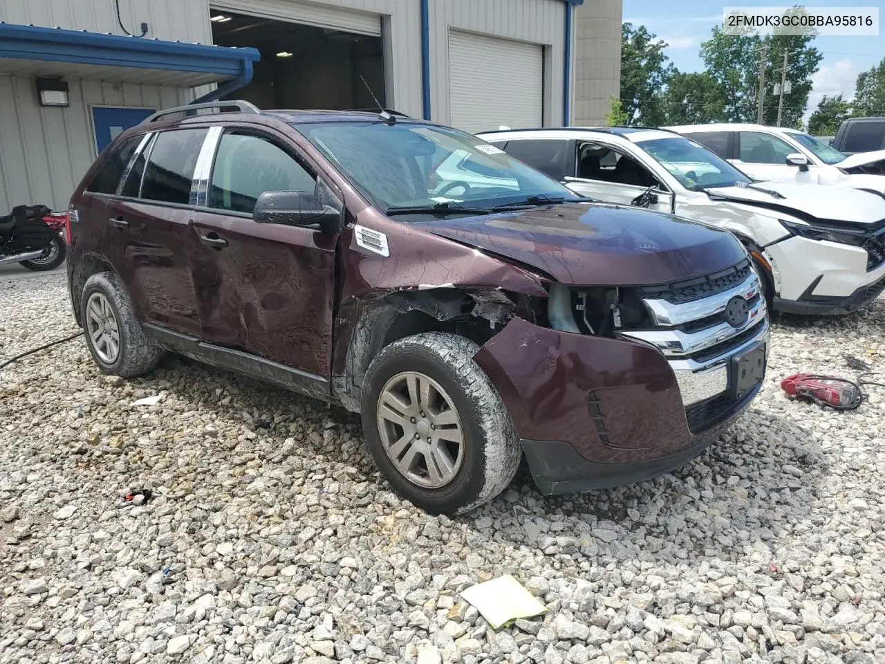 2011 Ford Edge Se VIN: 2FMDK3GC0BBA95816 Lot: 64290735