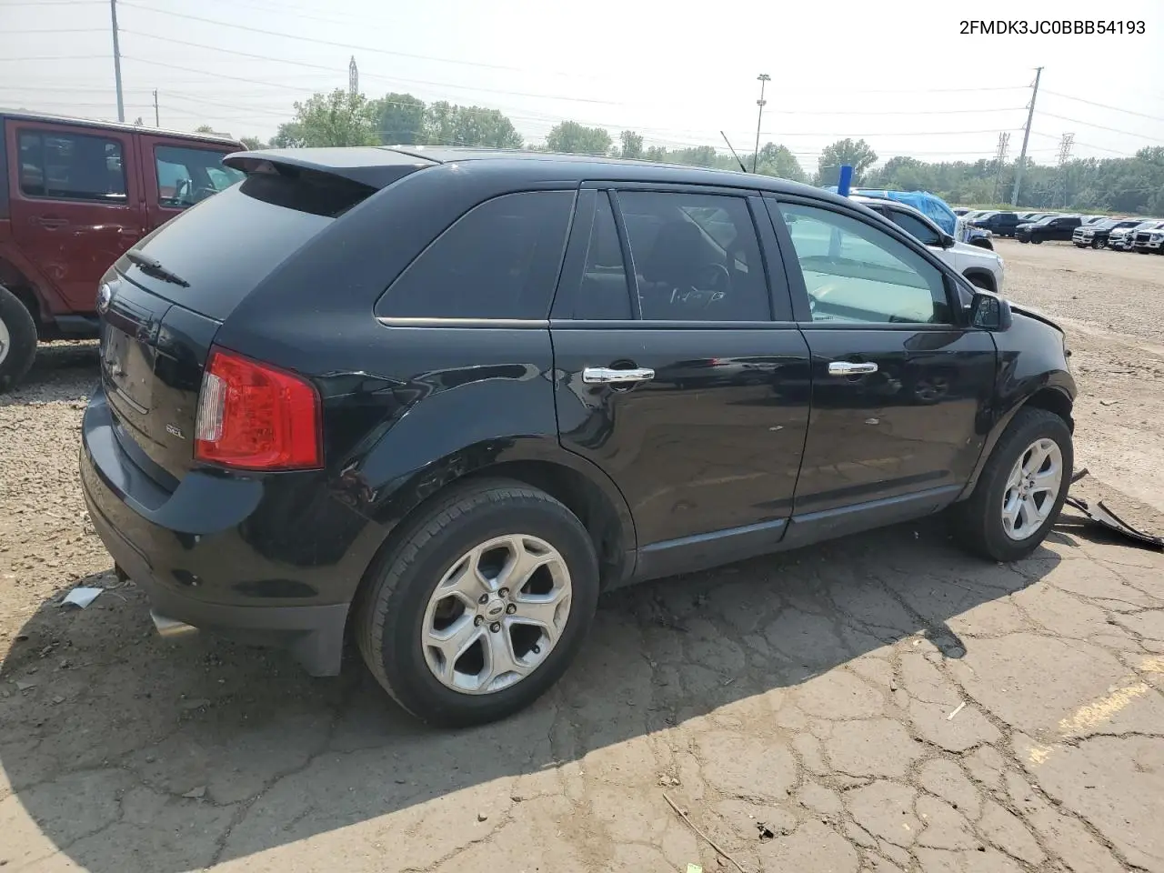 2011 Ford Edge Sel VIN: 2FMDK3JC0BBB54193 Lot: 64630415