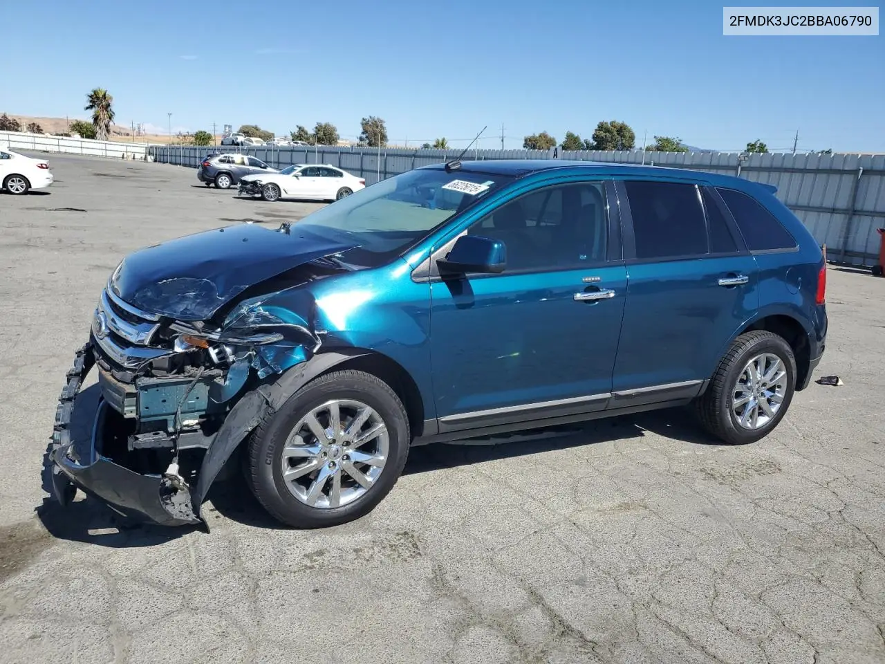 2011 Ford Edge Sel VIN: 2FMDK3JC2BBA06790 Lot: 66225015
