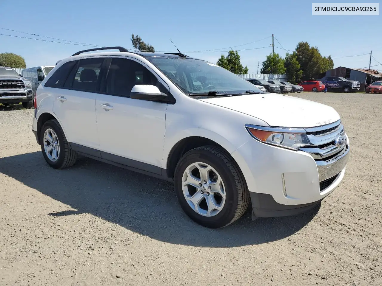 2012 Ford Edge Sel VIN: 2FMDK3JC9CBA93265 Lot: 53201755