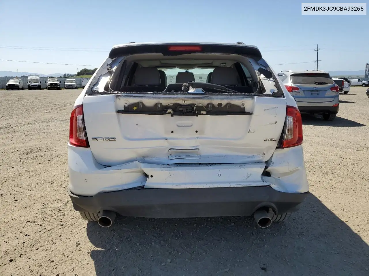 2012 Ford Edge Sel VIN: 2FMDK3JC9CBA93265 Lot: 53201755