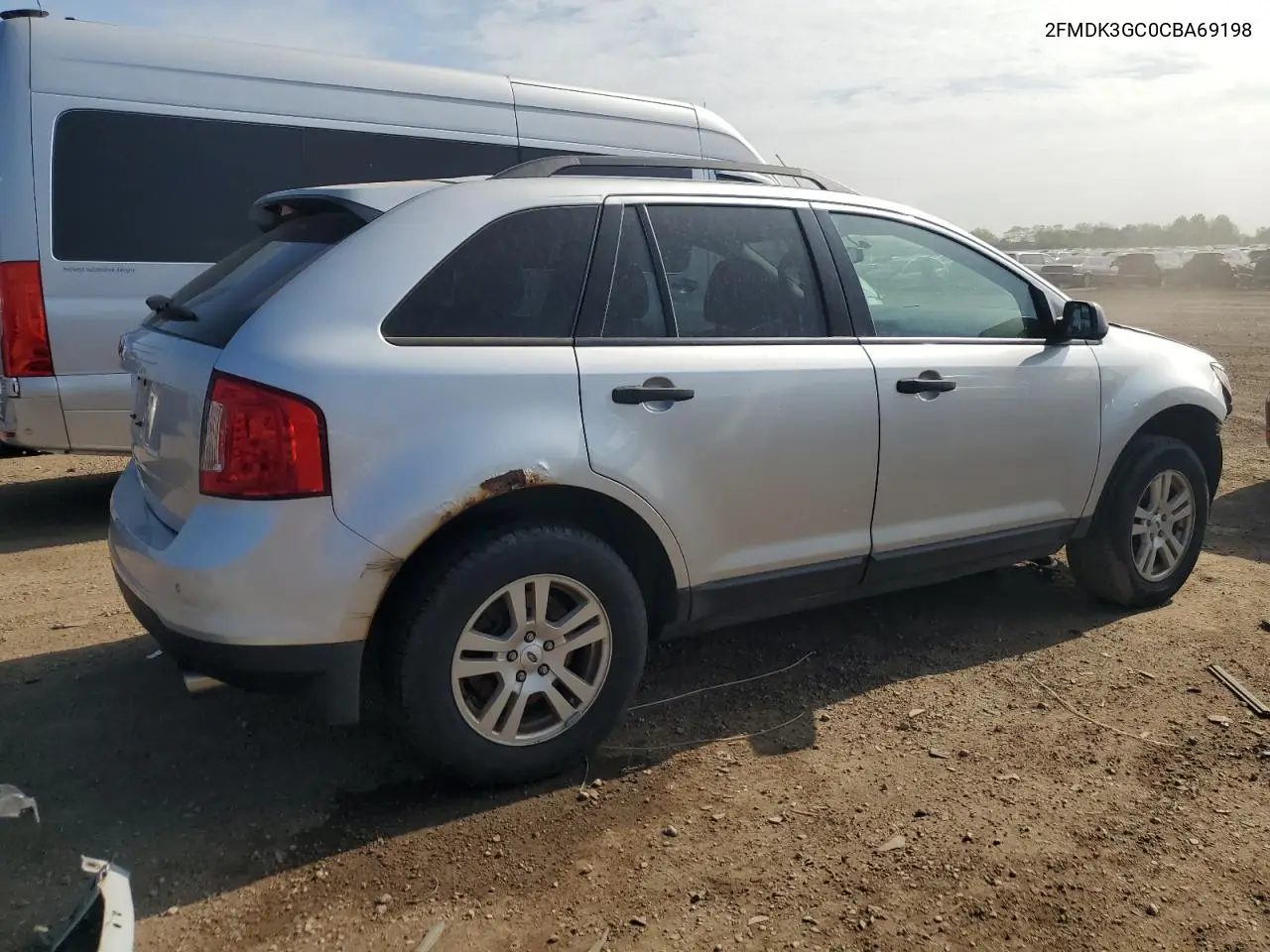 2012 Ford Edge Se VIN: 2FMDK3GC0CBA69198 Lot: 56893055
