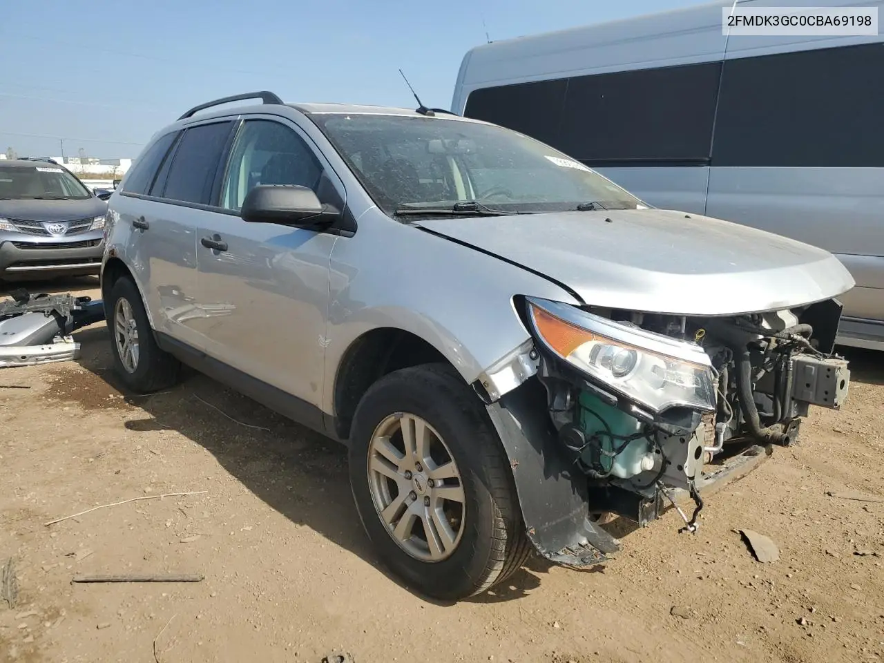 2012 Ford Edge Se VIN: 2FMDK3GC0CBA69198 Lot: 56893055