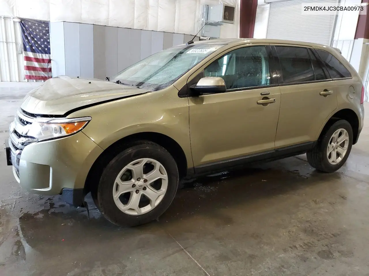 2012 Ford Edge Sel VIN: 2FMDK4JC3CBA00973 Lot: 56922835