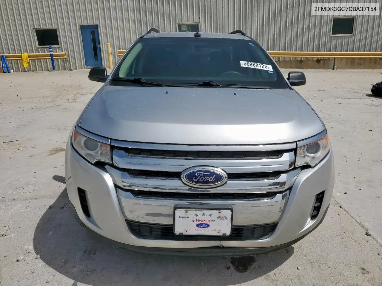 2012 Ford Edge Se VIN: 2FMDK3GC7CBA37154 Lot: 56968125